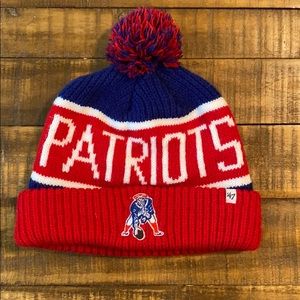 New England patriots adult knit hat